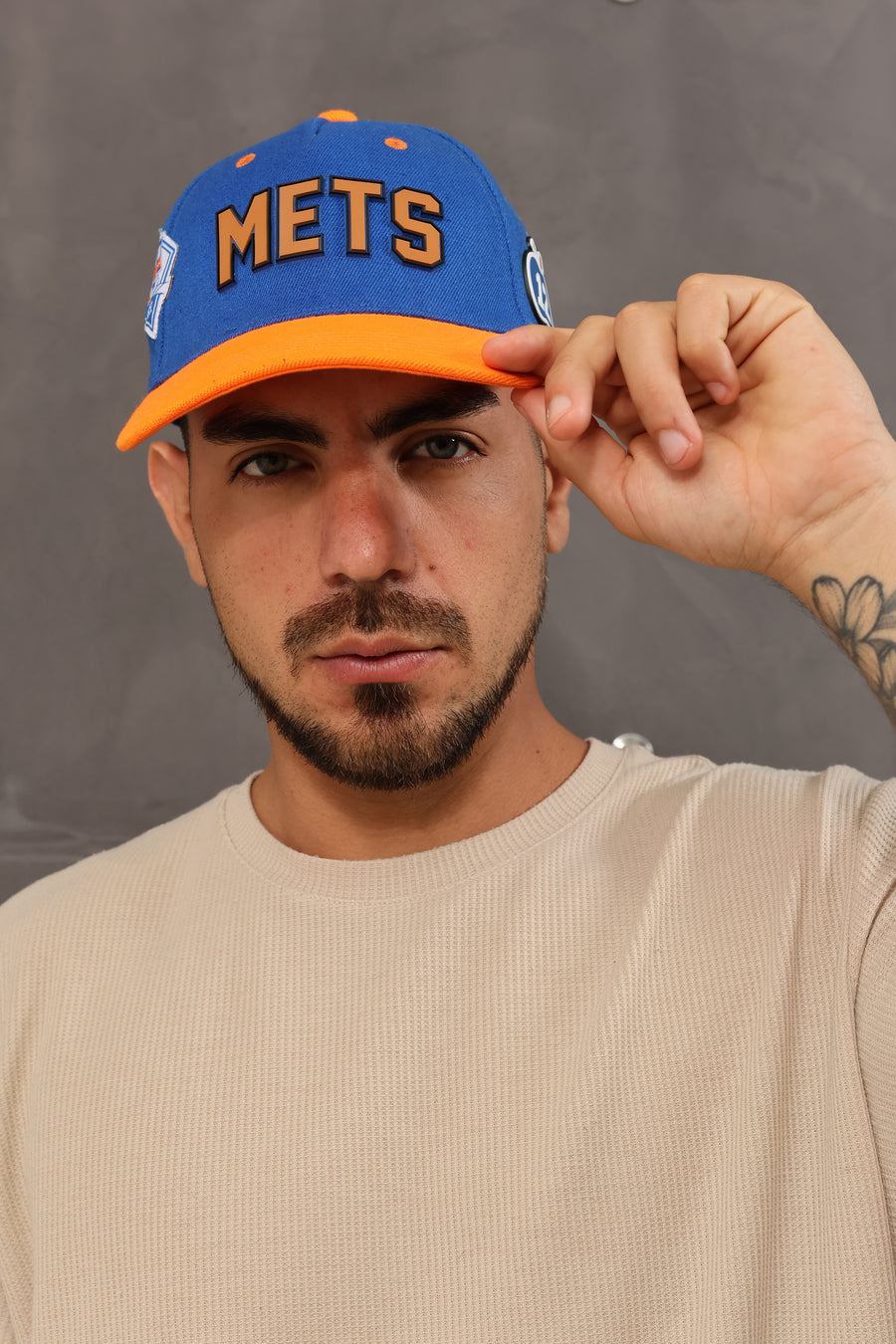 NYC Subway Icon Blue/Orange Snapback Hat