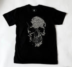 Crystal Skull Black Rhinestone T-Shirt