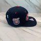 City of Chicago Baseball Cap - Blue 6-Panel Flat Brim Snapback | Embroidered