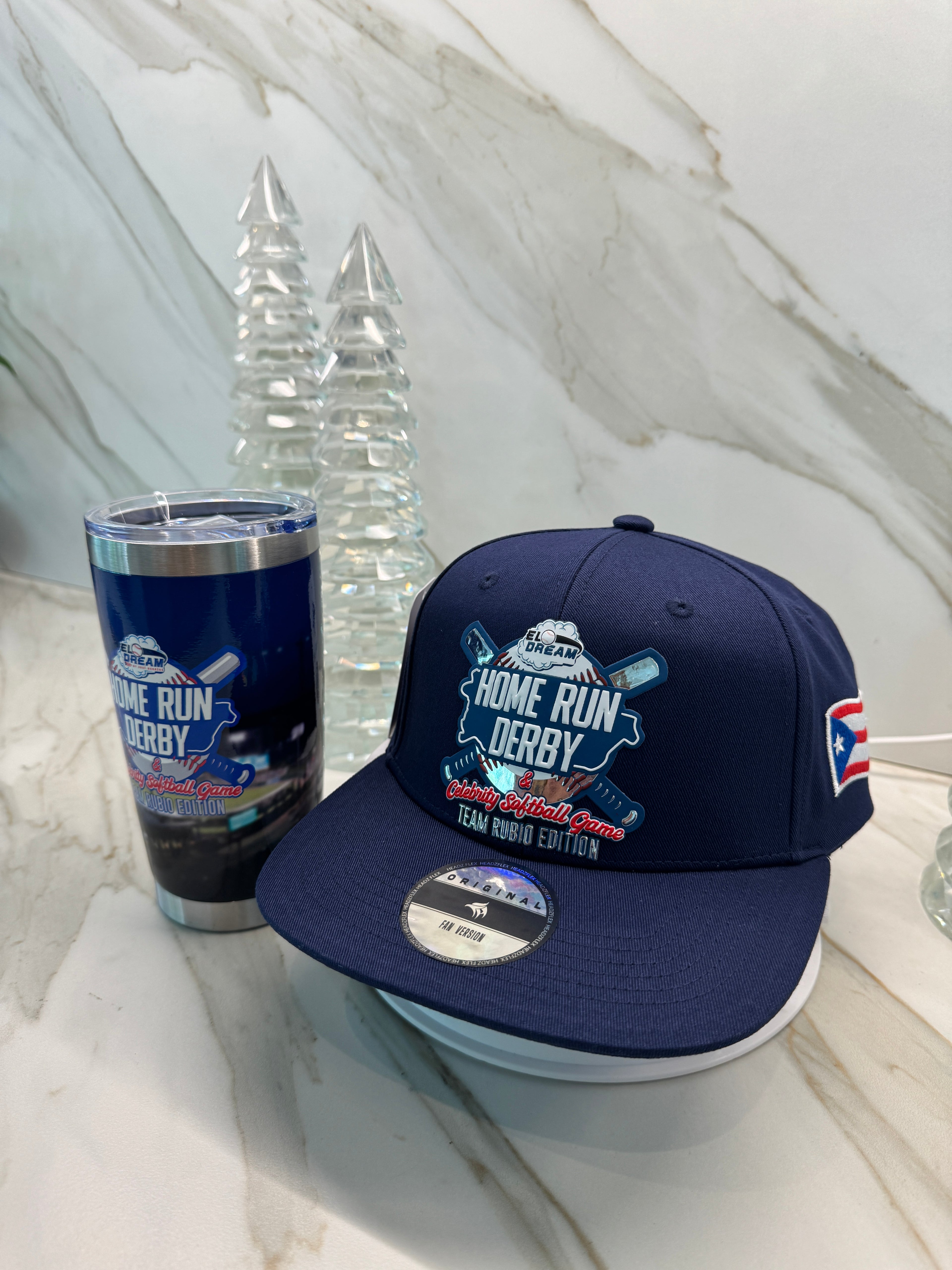 Limited Edition 2025 navy cotton curved brim cap with bold Home Run Derby