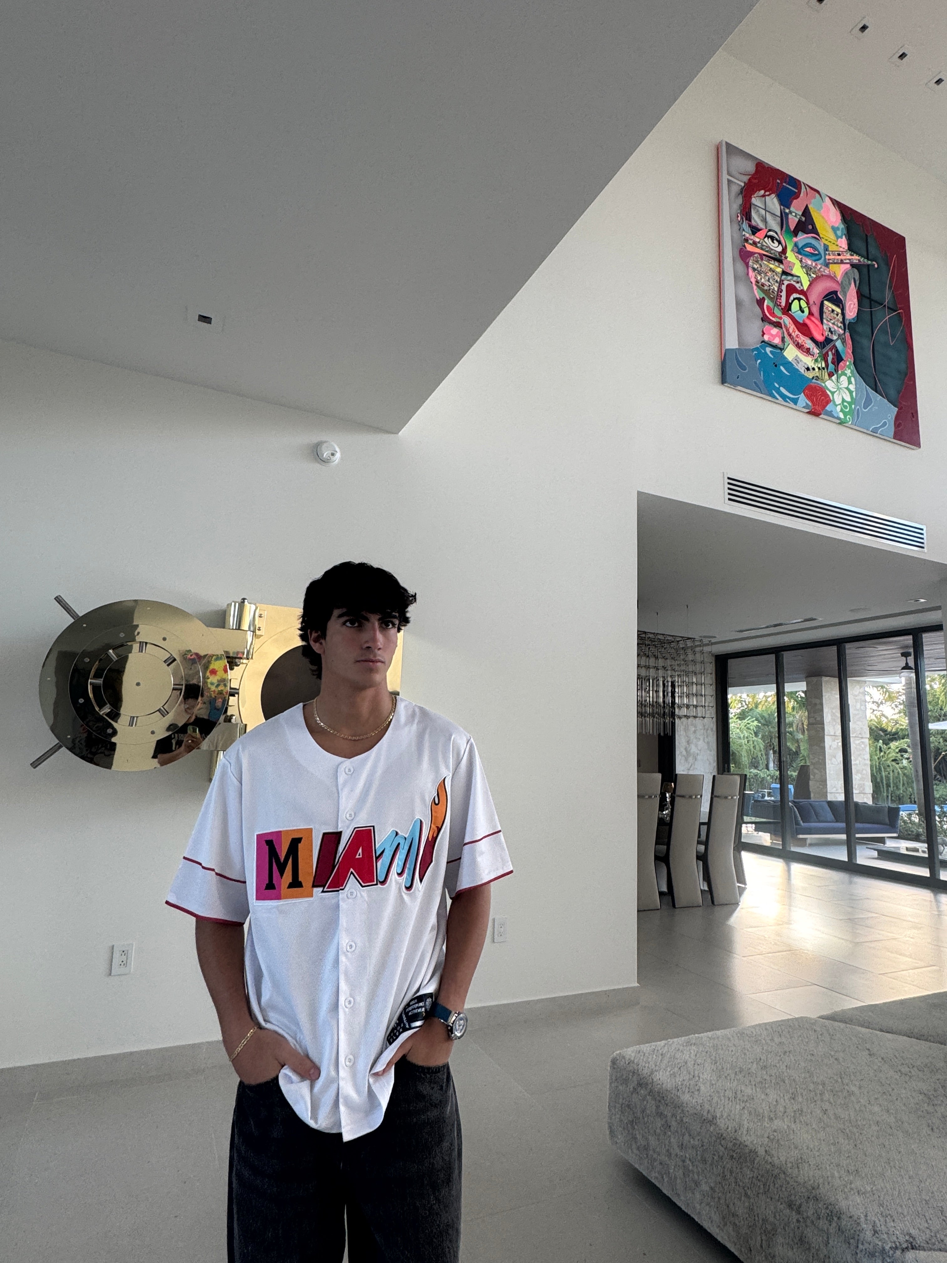 Miami Flame Baseball Jersey