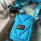 Bright Blue Microgel Padded Phone Bag – Sleek, Strong & Modern by Flufie