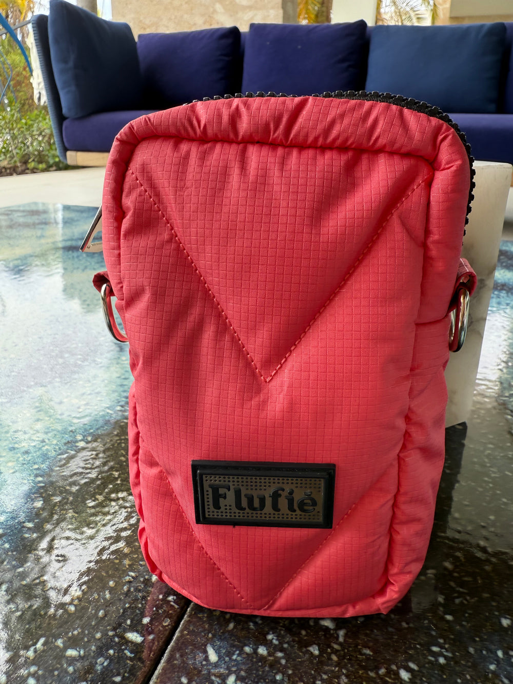 Padded Crossbody Phone Bag – Lightweight Mini Purse for Women, Rose Pink
