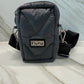 Bright Black Microgel Padded Phone Bag – Sleek, Strong & Modern by Flufie