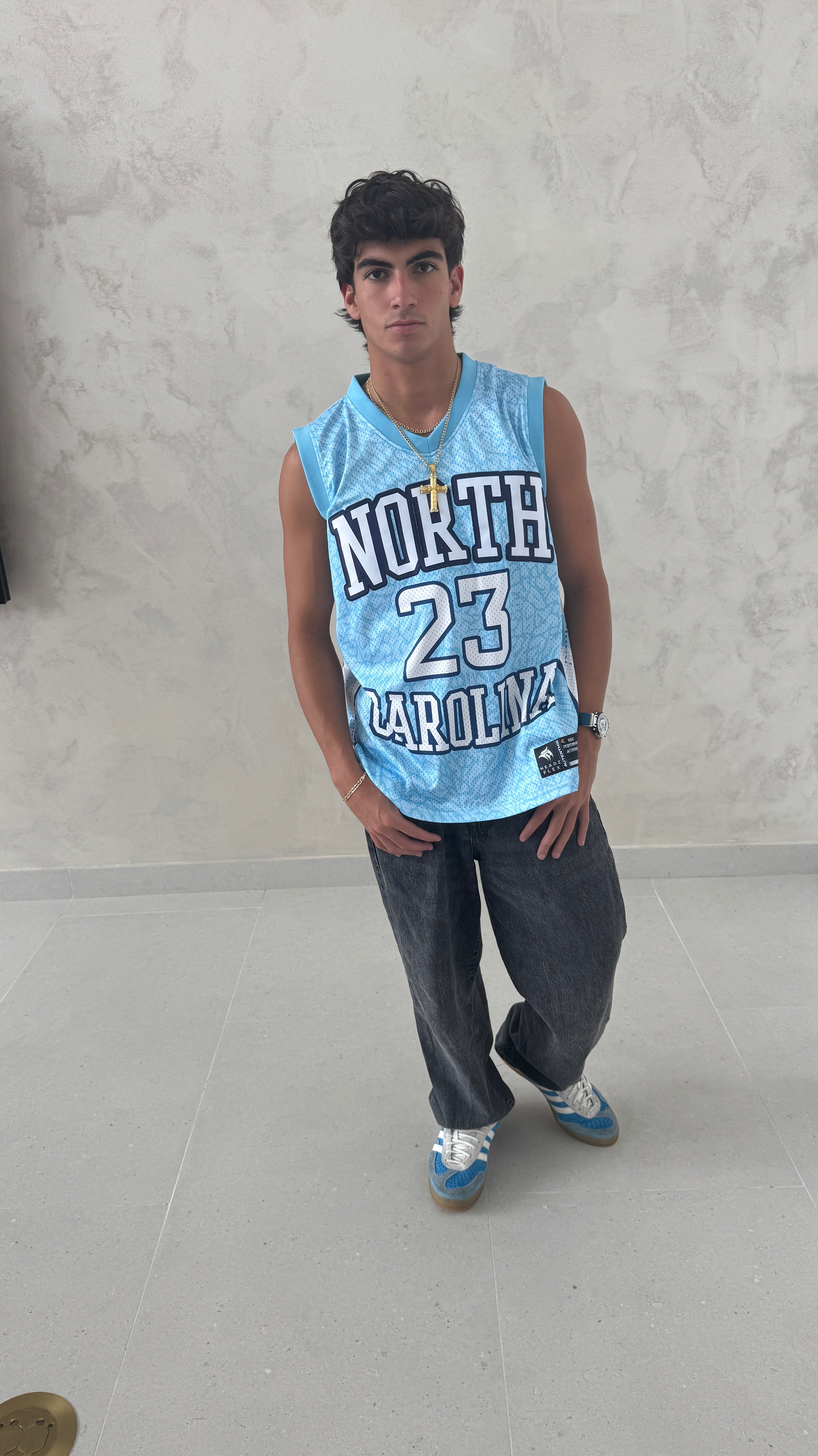 North Carolina 23 Vintage Basketball Jersey