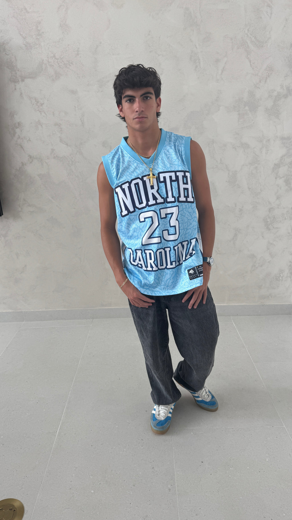 North Carolina 23 Vintage Basketball Jersey