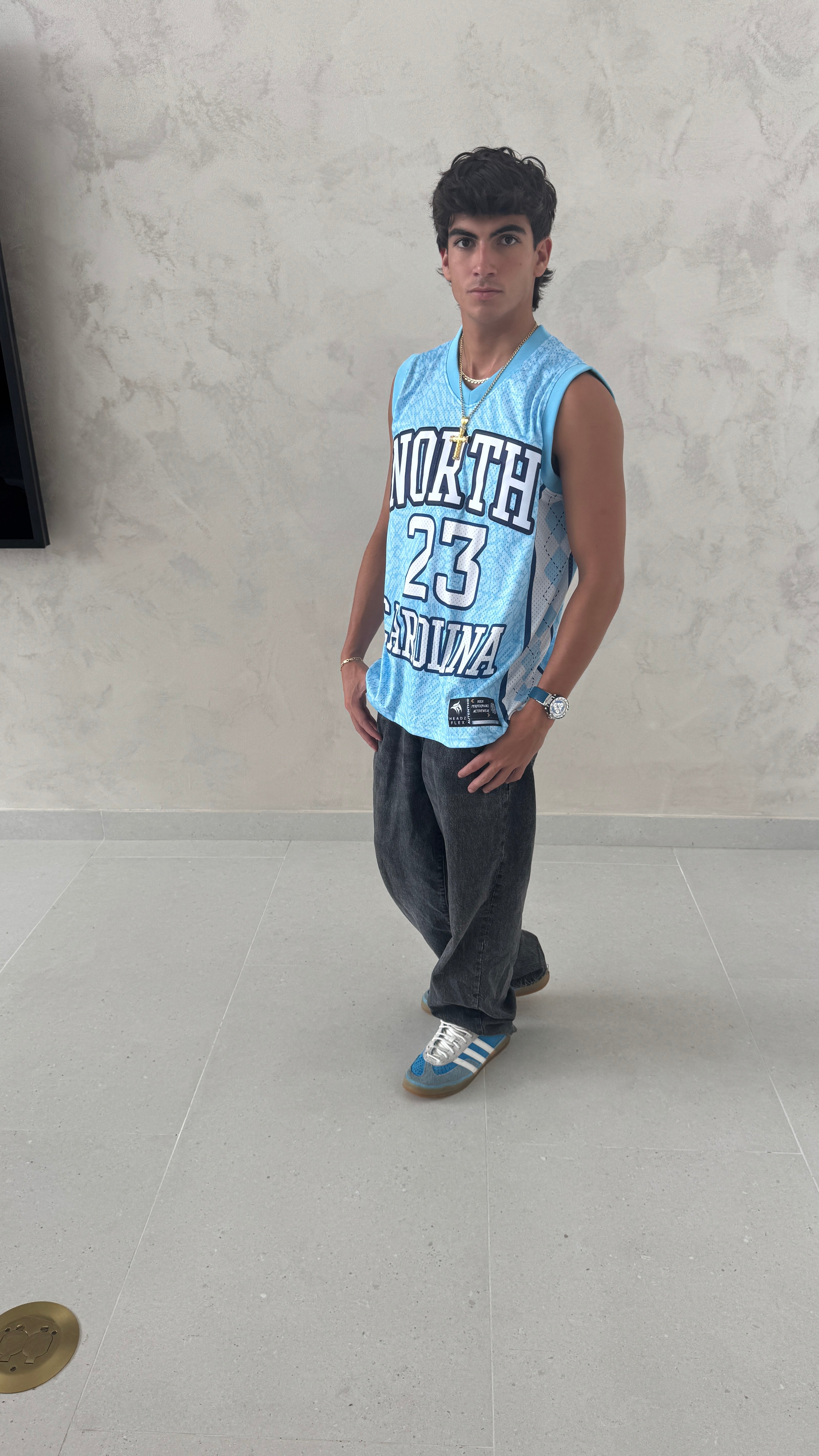 North Carolina 23 Vintage Basketball Jersey