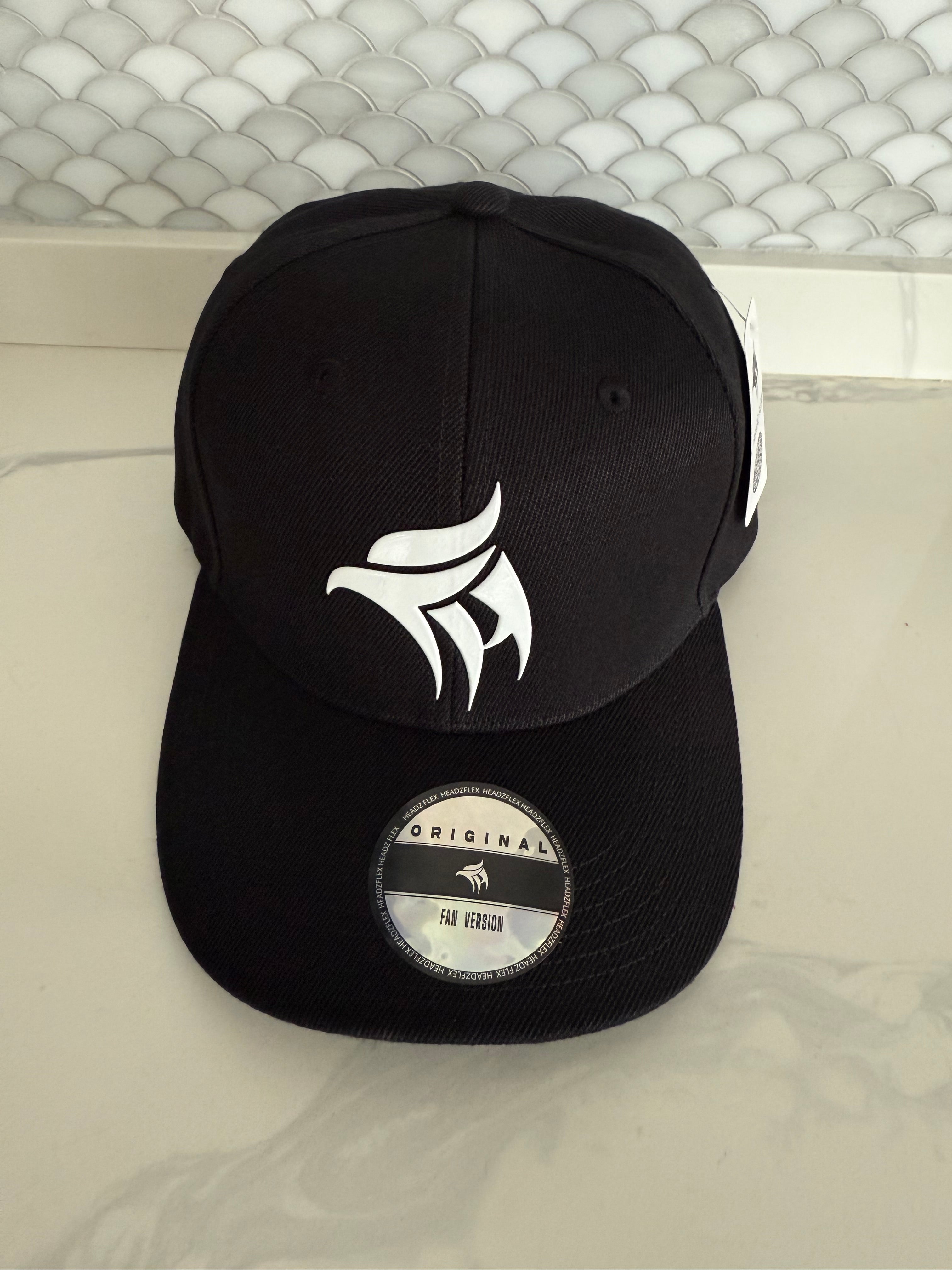 Eagle Black Pre-Curved Snapback Hat | Headzflex | Headzflex