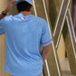 Puerto Rico Sky Blue V26  Embroidered Baseball Jersey