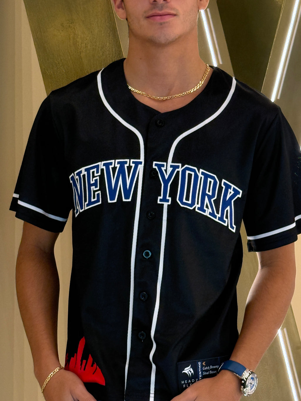 New York 212 Baseball Jersey Fan Edition