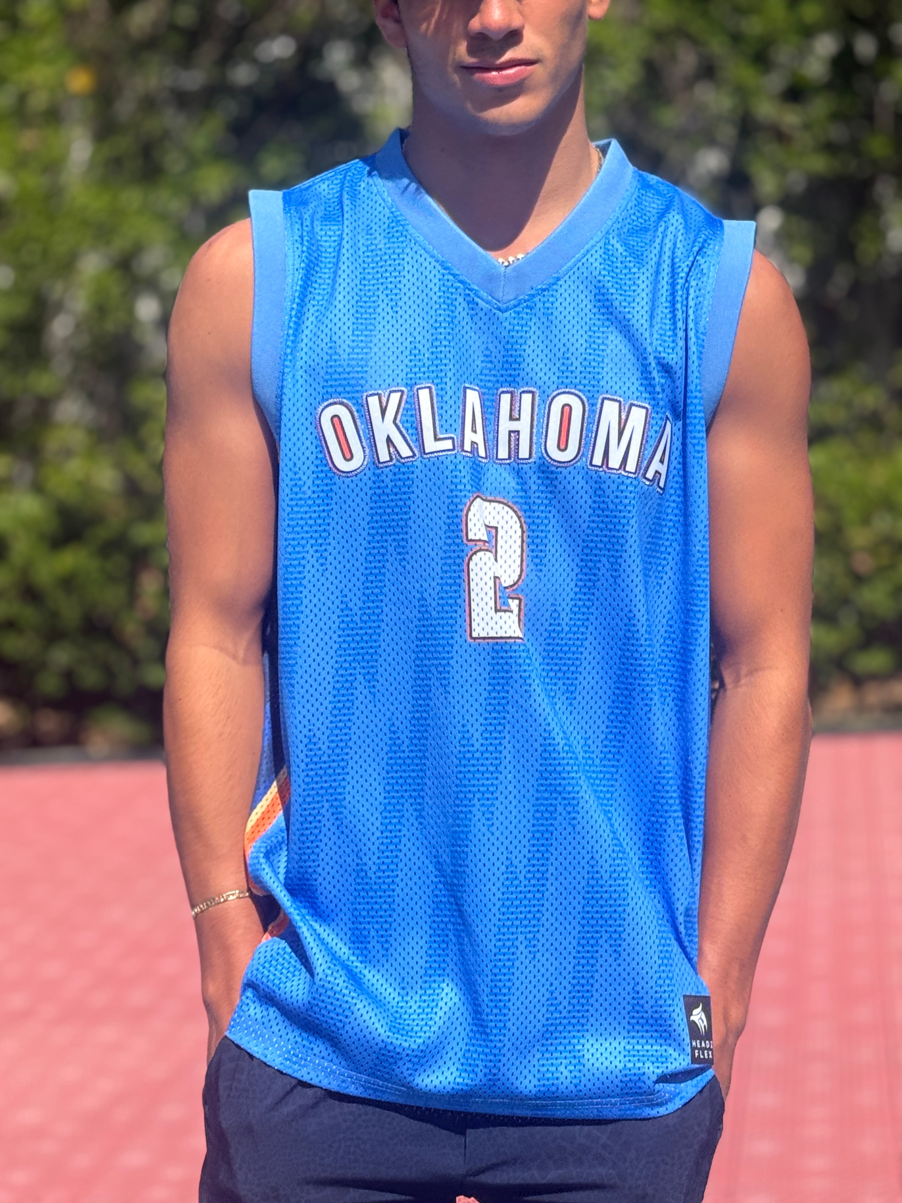 Oklahoma #2 Basketball Jersey – Premium Mesh Streetwear Jersey