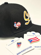 Puerto Rico Rooster Enamel Pin – Lightweight Hat & Clothing Accessory
