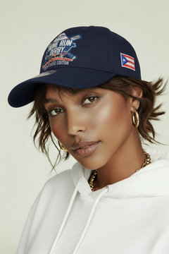 Limited Edition 2025 navy cotton curved brim cap with bold Home Run Derby