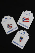 Puerto Rico Rooster Enamel Pin – Lightweight Hat & Clothing Accessory