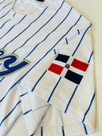 Caribbean Blue Baseball Button Jersey – Premium Embroidery Edition