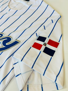 Caribbean Blue Baseball Button Jersey – Premium Embroidery Edition