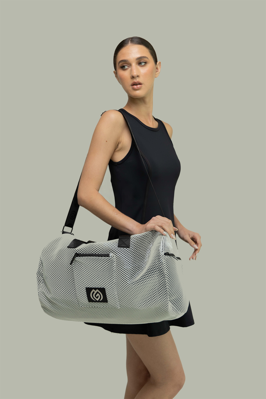 Mesh Duffle Bag | Metaglam Main image