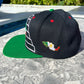 Side view with Mexico map in flag colors

