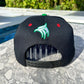 Back view of snapback closure

