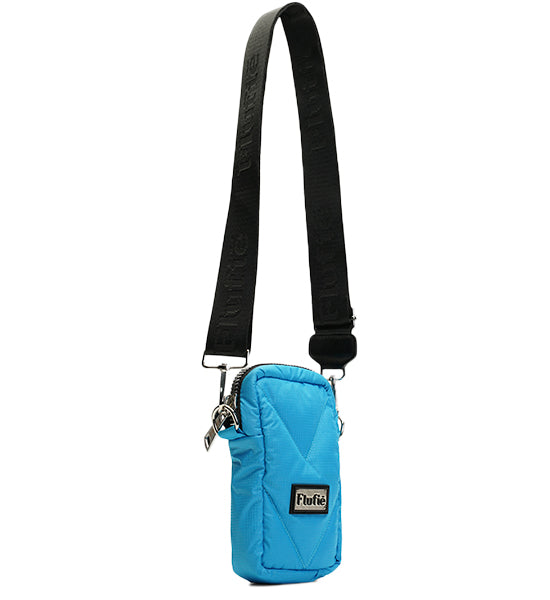 Bright Blue Microgel Padded Phone Bag – Sleek, Strong & Modern by Flufie