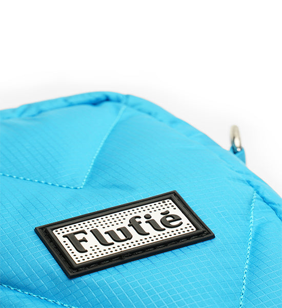 Bright Blue Microgel Padded Phone Bag – Sleek, Strong & Modern by Flufie