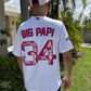 Headzflex Big Papi 34 Dominican Republic Baseball Jersey – Limited Edition Fan Version, White, Premium Embroidery
