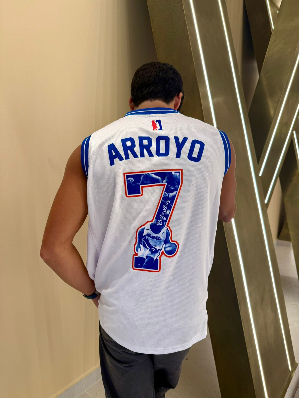 Puerto Rico Basketball Jersey – Sleeveless Arroyo #7 Flag Sports Top