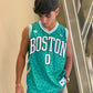 Green Boston Basketball Jersey #0 – Premium Sleeveless Athletic Top