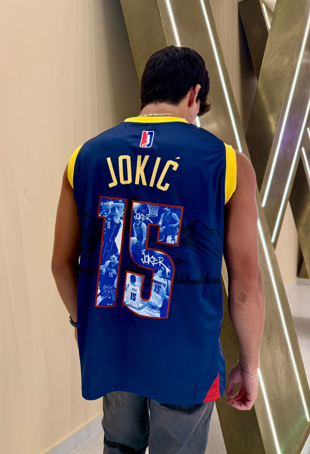 Denver Blue Basketball Jersey #15 – Lightweight, Breathable,