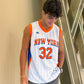 New York Basketball Jersey – Premium Mesh Pinstripe Fans Edition
