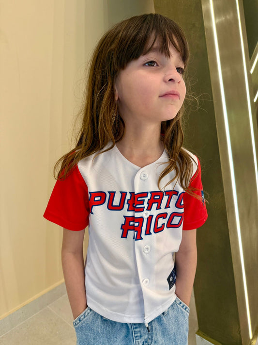 Puerto Rico Kids Baseball Jersey – # 12 Edition
