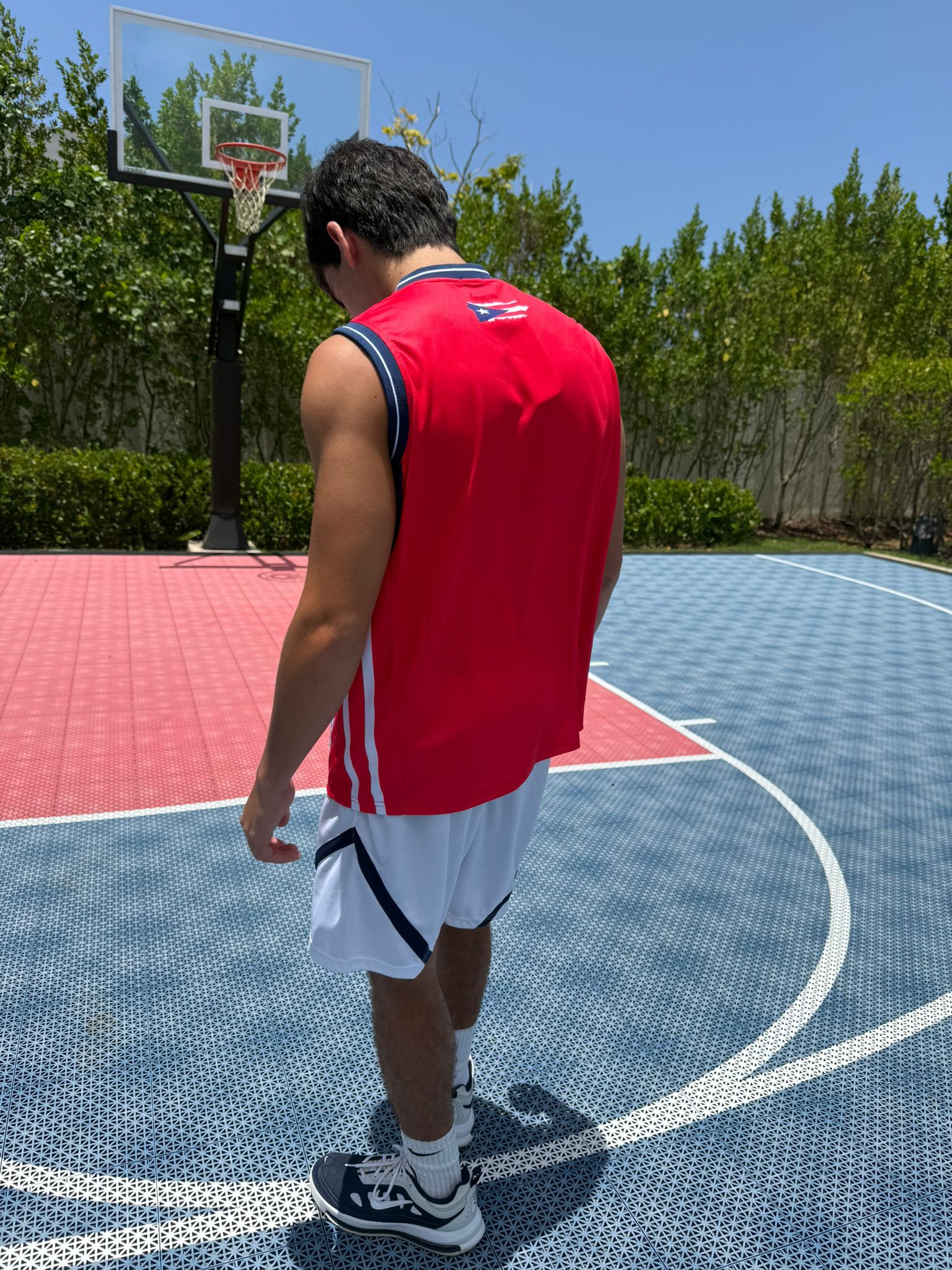 Puerto Rico Red Basketball Jersey – Premium Performance Edition