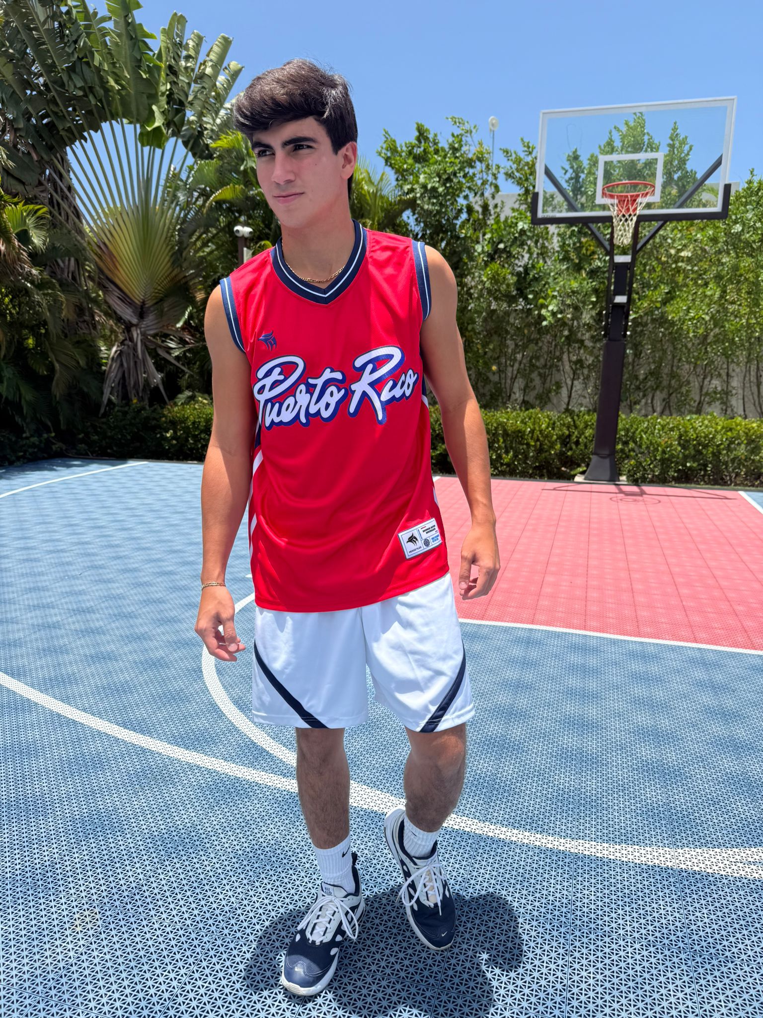 Puerto Rico Red Basketball Jersey – Premium Performance Edition