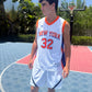 New York Basketball Jersey – Premium Mesh Pinstripe Fans Edition