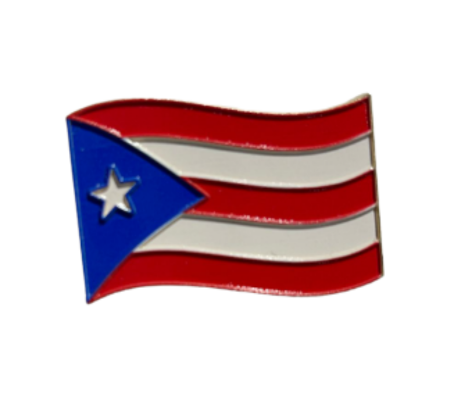 Puerto Rico Flag Enamel Pin