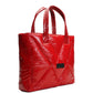 Shopper Bag Red Shiny