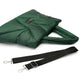 Shoulder Bag Green Metallic