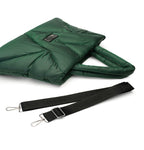 Shoulder Bag Green Metallic