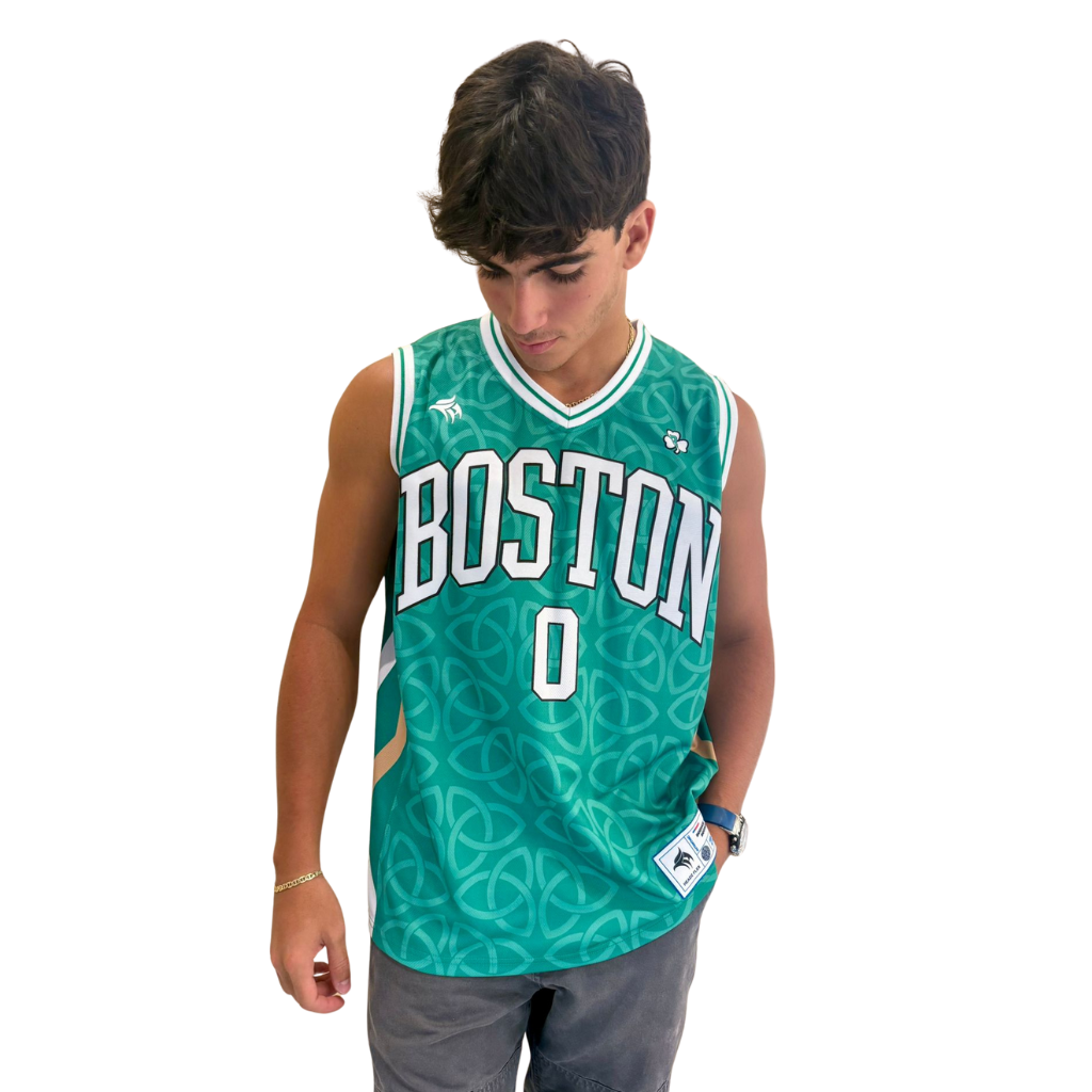 Green Boston Basketball Jersey #0 – Premium Sleeveless Athletic Top Main image