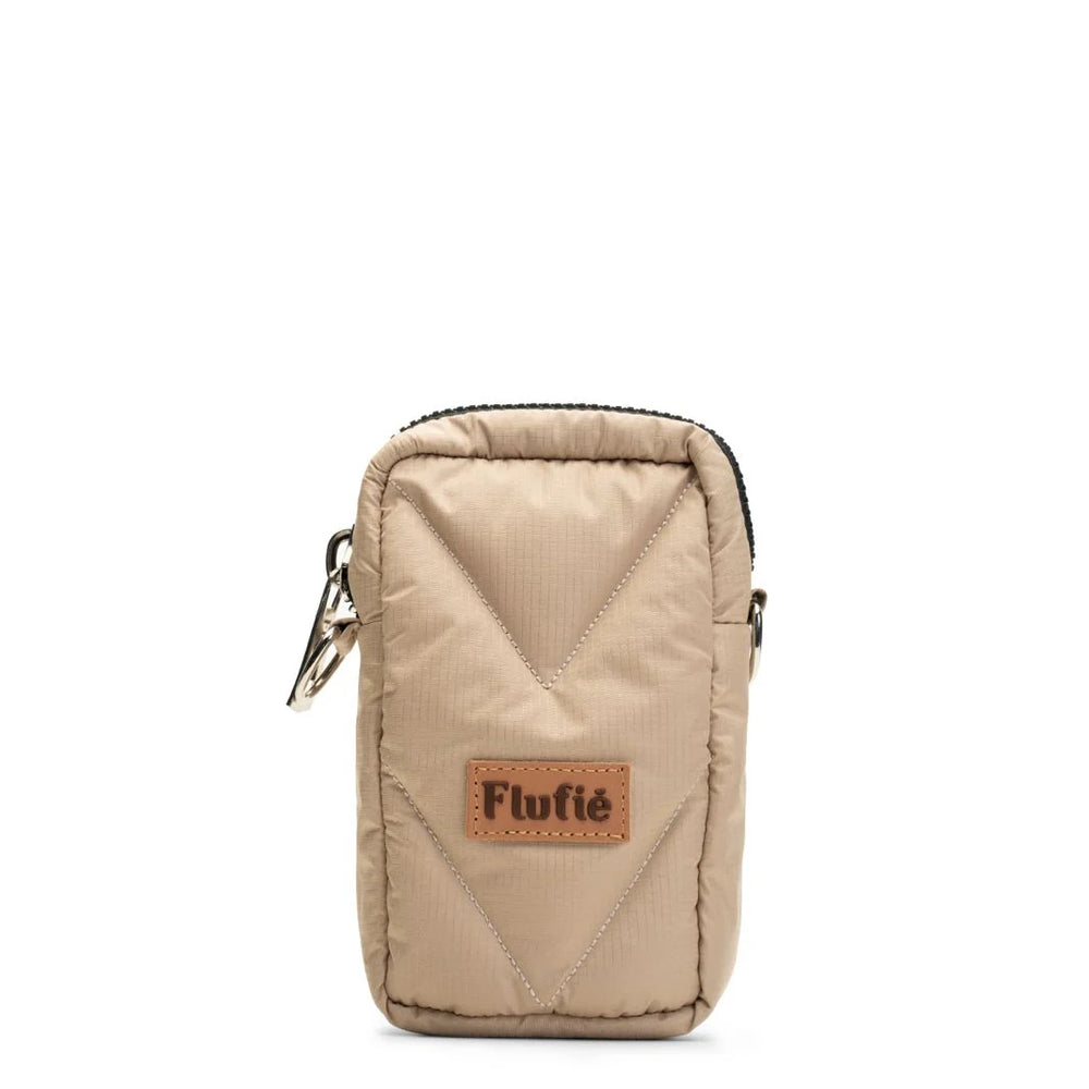 Padded Crossbody Phone Bag – Lightweight Mini Purse for Women, Sand Beige