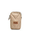Padded Crossbody Phone Bag – Lightweight Mini Purse for Women, Sand Beige