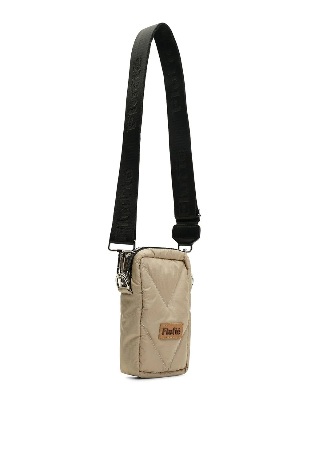 Padded Crossbody Phone Bag – Lightweight Mini Purse for Women, Sand Beige