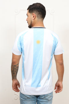 Argentina Sky Crest White/Sky Blue Soccer Jersey