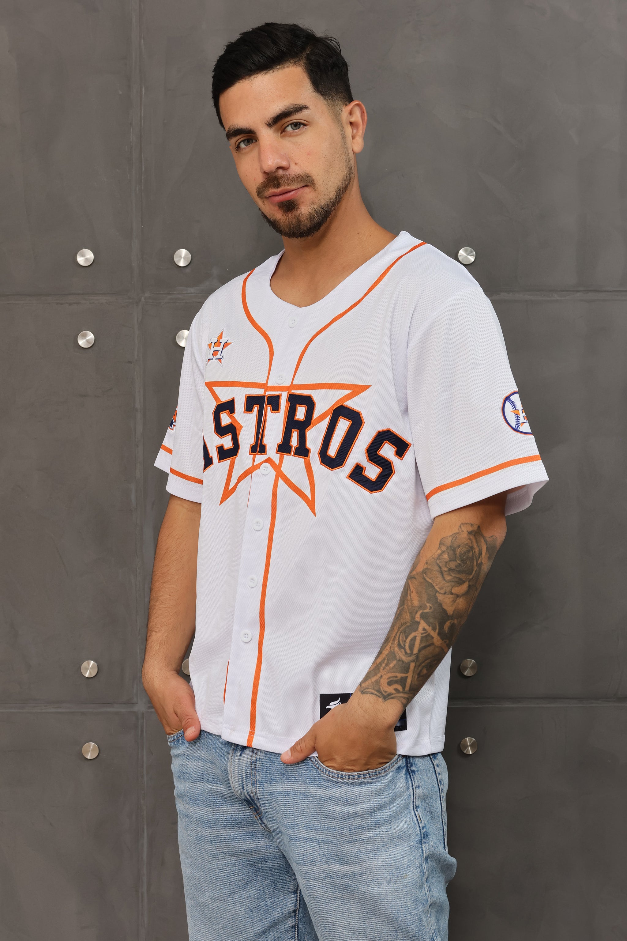 Houston Astros José Altuve 27 Baseball Jersey  Authentic Fans Edition Astros Fan Gear | Headzflex