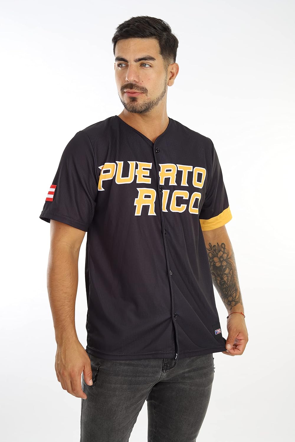 baseball jersey clemente black 2