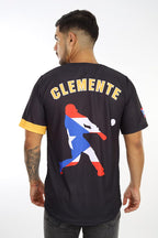baseball jersey clemente black 3