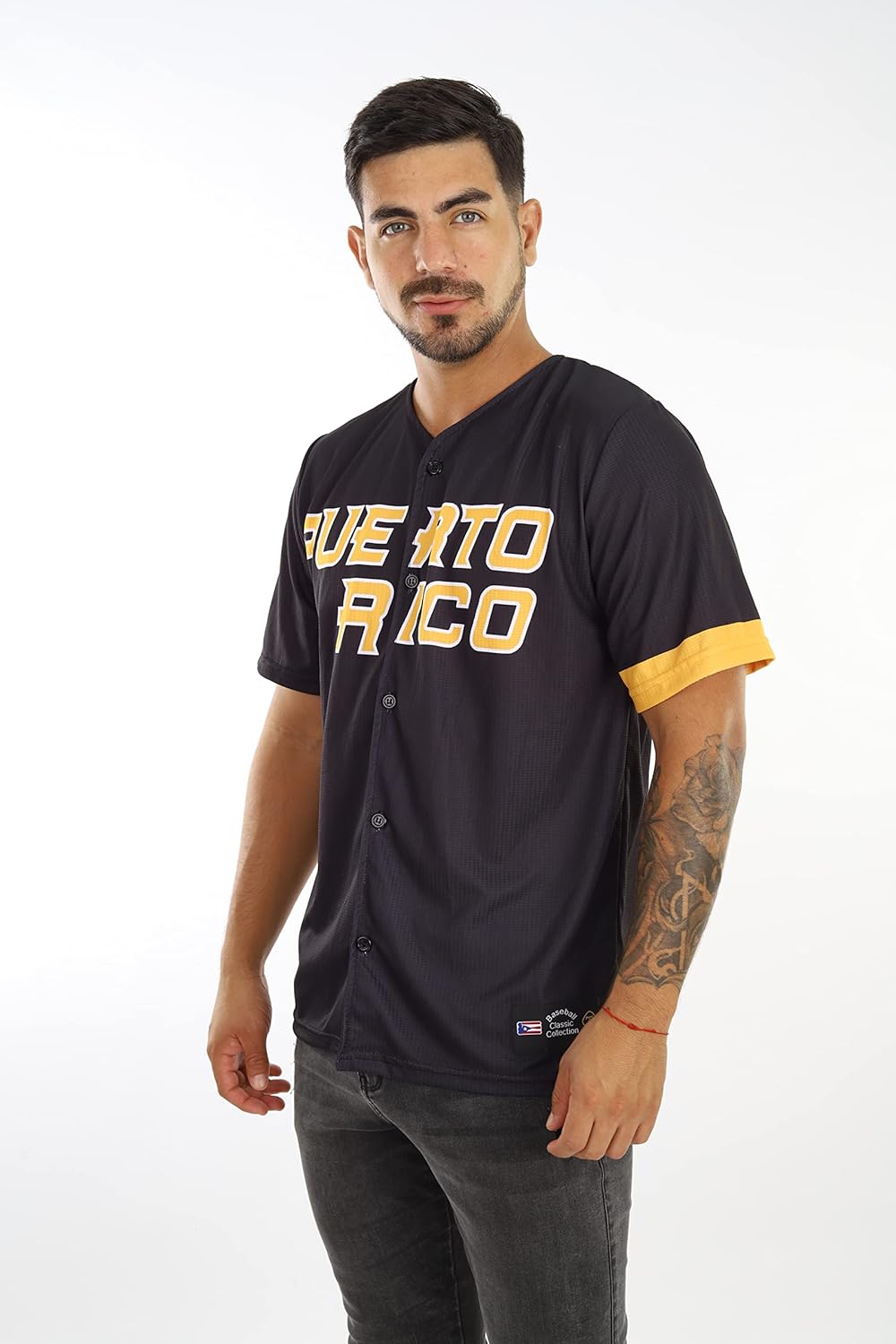 baseball jersey clemente black 4