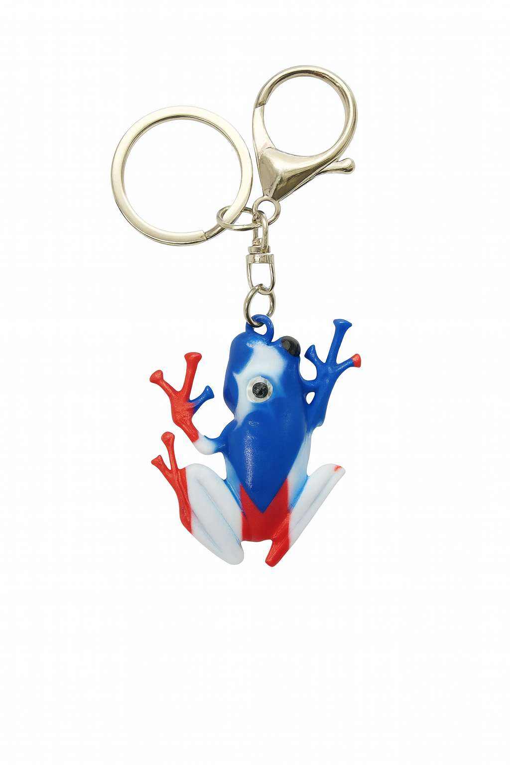 Puerto Rico Coqui Frog Enamel Keychain & Luggage Charm Main image