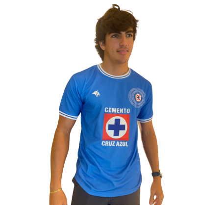Mexico Blue Soccer Jersey –  Premium Polyester Shirt with Silicone Patches Secondary image