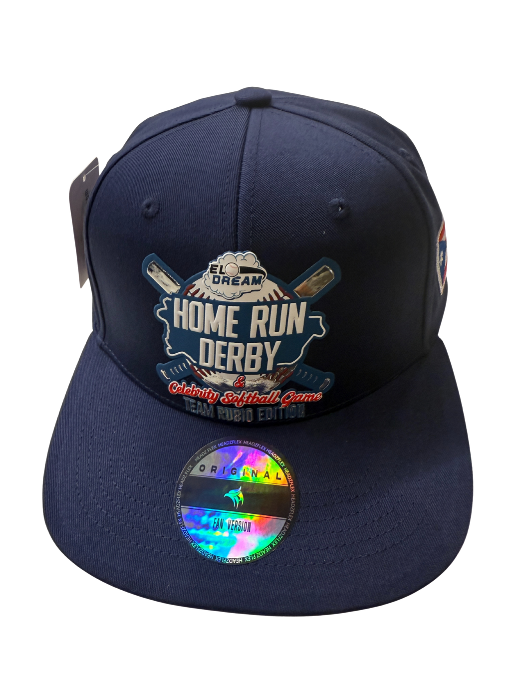 Limited Edition 2025 navy cotton flat brim cap with bold Home Run Derby